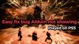 Skyrim SE  HOW TO FIX BUG ALDUIN NOT SHOWING  DRAGONREND SHOUT  quotALDUINS BANEquot MISSIONquot PS5 [upl. by Hinch882]