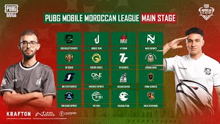 PUBG MOBILE MOROCCAN LEAGUE  PMML  MAIN STAGE  WEEK 03  DAY 01 [upl. by Mailand465]