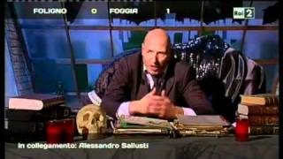 David Pratelli nella parodia di Alessandro Sallusti in versione Nosferatu a quelli che il calcio [upl. by Anyl548]