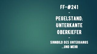 FF241Pegelstand Unterkante Oberkiefer  Sinnbild des Untergangs [upl. by Aerdnaid750]