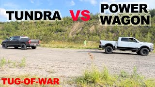 Power Wagon vs Tundra TUGOFWAR 4x4 OffRoading Full Size Trucks [upl. by Joachim]