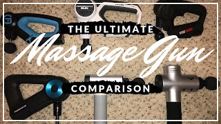 The Ultimate Massage Gun Comparison Review [upl. by Eenaj32]