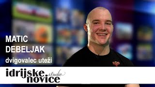 Matic Debeljak I TV Studio Idrijskih novic [upl. by Block208]