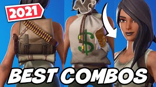 THE BEST COMBOS FOR FLATFOOT SKIN 2021 UPDATED  Fortnite [upl. by Adnuahs]