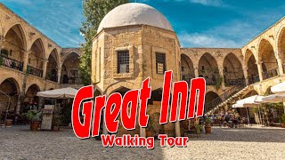 Great Inn  CYPRUS KKTC Walking Tour [upl. by Holmun413]