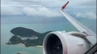 AirAsia Airbus A321251NX Takeoff from Langkawi International Airport [upl. by Hashimoto]