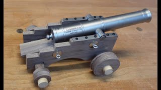 Traditions Mini Old Ironsides Cannon in Walnut  Part 1 [upl. by Zilla]