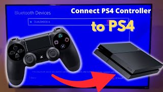 The EASIEST way to connect your PS4 controller to your PS4 [upl. by Sirej]