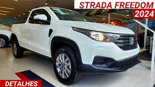 Fiat Strada Freedom Cabine Plus 2024 é a melhor picape para trabalho do mercado mas vale R110490 [upl. by Corella18]