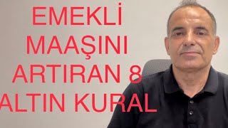 Emekli maaşı nasıl hesaplanır İşte o formül ve ABO oranları Emekli maaşını artıran 8 altın kural [upl. by Llenel808]