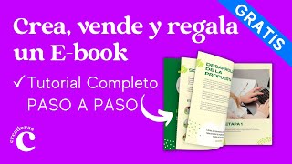 Como hacer un ebook digital en Canva DESDE CERO  PASO A PASO para regalarlo o venderlo GRATIS [upl. by Rebeca416]