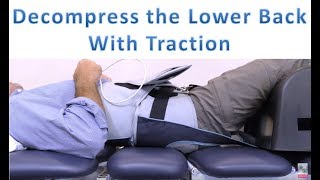 Lower Back Decompression Machine  Lumbar Mechanical Traction [upl. by Annodam]