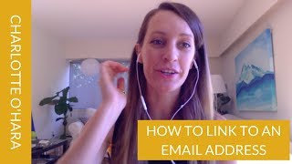 How to link to an email address in Squarespace [upl. by Biddick]