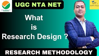 Research Design  What is Research Design   Meaning of Research Design  Dr Sahil Roy [upl. by Snah817]