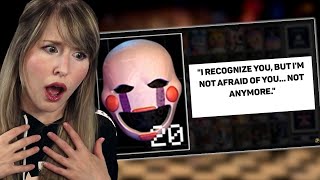 NEW FNAF FAN REACTS TO ALL ULTIMATE CUSTOM NIGHT LINES [upl. by Alice]