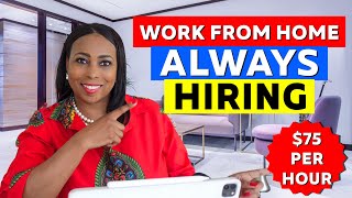 Top 15 Companies Always Hiring Work From Home Jobs Worldwide With Great Pay [upl. by Elatan]