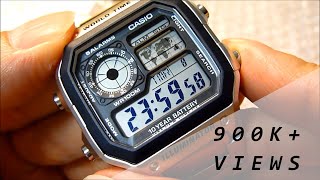 CASIO quotBond Stylequot AE1200WHD1AV HD [upl. by Nimsaj]