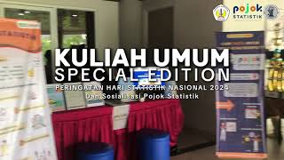 Kuliah Umum Special Edition Peringatan Hari Statistik Nasional 2024 dan Sosialisasi Pojok Statistik [upl. by Vokaay]