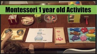 Montessori Inspired Activities for toddlers ages 13 July 2017 [upl. by Eniroc]