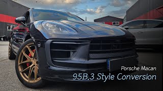 Porsche Macan 95B 1 Vehicle 95B 3 Style Upgrade [upl. by Leuqer]