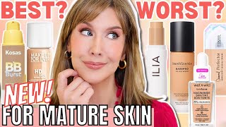 6 BEST amp WORST New Foundations for Mature Skin 2024  Foundation Roundup [upl. by Premer]