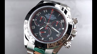 Rolex Daytona White Gold Full Bracelet 116509 Rolex Watch Review [upl. by Niawtna]