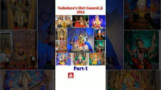 Vadodaras Shri GaneshGanesh ChaturthiGanesh status trending shorts vadodaracabvlogs [upl. by Chloras]