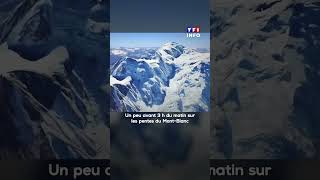 Massif du MontBlanc  un alpiniste tué et quatre blessés après la chute dun sérac [upl. by Jacenta]