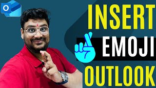 How to Type Finger Crossed Emoji 🤞in Outlook [upl. by Ainadi]