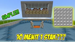 CARA MEMBUAT IRON GOLM FARM DI MCPE 116 [upl. by Fidelis]