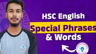 HSC  Special Uses of Some Phrases and words Short cut rules  HSC English 2nd paper [upl. by Toby]