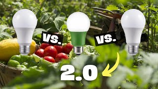 Full Spectrum vs 3000k vs 5000k LED Bulbs  A look at the best options for your seedlings amp wallet [upl. by Marcell935]