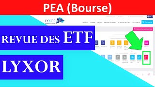 ✔️ REVUE DES ETF LYXOR PEA [upl. by Ahseeyt929]