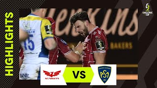 Highlights  Scarlets v ASM Clermont Auvergne Quarterfinal  EPCR Challenge Cup 202223 [upl. by Elenaj]