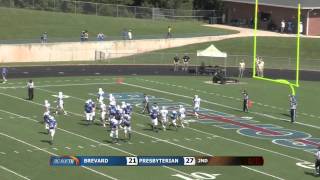 Presbyterian College Football v Brevard Highlights  9713 [upl. by Annissa555]