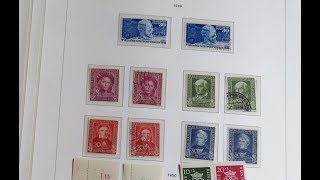 Deutsche Briefmarken wertvoll oder nicht Der ungefähre Wert der Briefmarken der BRD 1949  1959 [upl. by Aihsat]