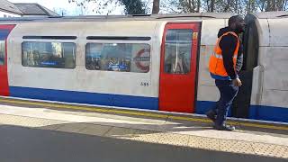 15 minutes of Piccadilly Line trains at Northfields [upl. by Yalonda478]