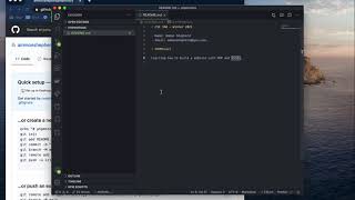 Adding a README file to the GitHub repo through VS Code [upl. by Ajiam]