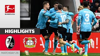 26 Games Unbeaten Wirtz Schick amp Co Shined  SC Freiburg  Bayer 04 Leverkusen 23  Highlights [upl. by Eniamart]