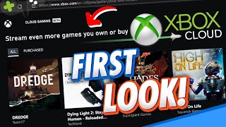 XBOX Cloud Play Your OWN Games  FIRST LOOK [upl. by Annej256]