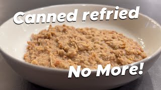 How to Make Quick Healthy amp Delicious Refried Beans [upl. by Nudd]