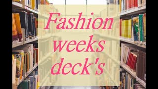 fashionweekdecks [upl. by Rolyab]