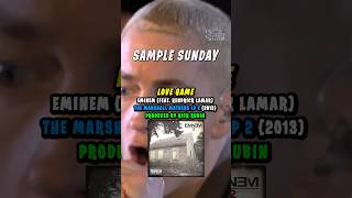 Eminem Feat Kendrick Lamar  Love Game Sample Sunday [upl. by Ahsenek]