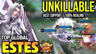 ESTES BEST BUILD 2023  TOP GLOBAL ESTES GAMEPLAY  MOBILE LEGENDS✓ [upl. by Eycal]