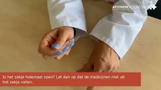 Apotheek Voorzorg  Instructievideo openen Dé Medicatierol® [upl. by Zoi]