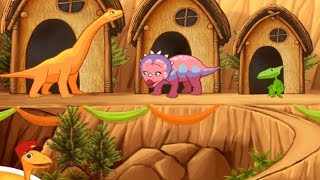 DinoTren en EspañolAprende con los DinosauriosVideos y Juegos Infantiles [upl. by Nhabois184]