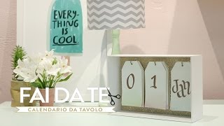 Come creare un calendario da tavolo Fai da te  Westwing [upl. by Dlorrej]