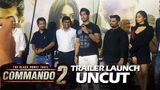 Commando 2 Trailer Launch  Full Press Conference  Vidyut Jammwal Adah Sharma [upl. by Eatnoled]