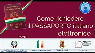 PASSAPORTO ELETTRONICO ITALIANO Come richiederlo o rinnovarlo con tutti i DOCUMENTI necessari [upl. by Nutsud419]