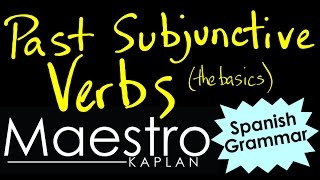 PAST SUBJUNCTIVE How to form conjugate verbs in IMPERFECT SUBJUNCTIVE [upl. by Eseryt575]